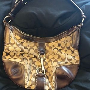 Hamptons Clip Canvas Hobo Bag